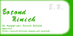 botond minich business card